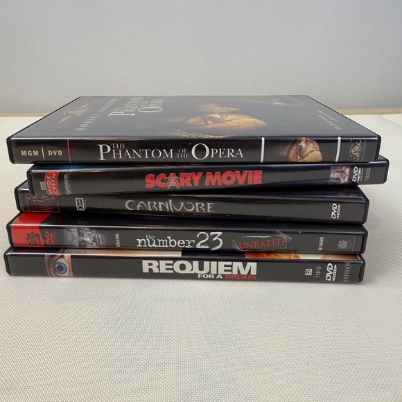 Set of 5 DVDs Thriller Suspense Horror - Picture 1 of 16